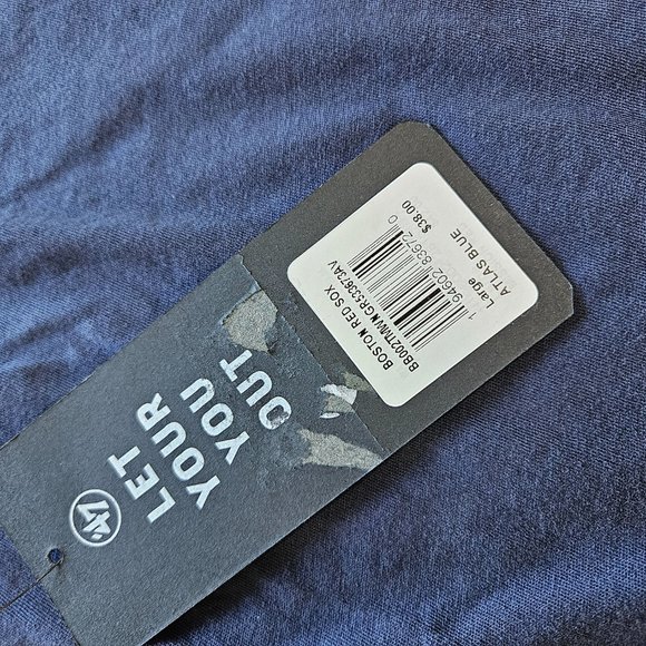 '47 Men's Boston Red Sox MLB Navy Blue Winger Franklin Tank Top size L Large - Picture 8 of 8